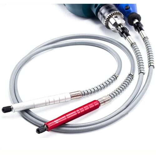 Universal Flexible Flex Shaft with Keyless Chuck 105cm 1/8"(3.175mm) Connector Fits Dremel Grinder Attachment Rotary Tool