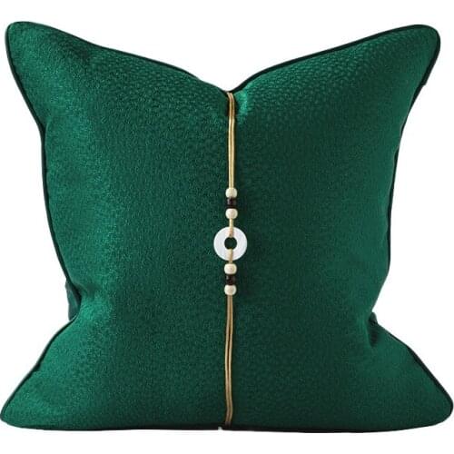 Nordic Green Cushion Cover 45x45cm Home Decor Pillows For Living Room Throw Pillow Case Car Cushions