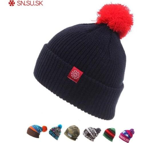 Winter Ski Hat Warm Woolen Caps For Men Hats Female Beanies Skullies Quality Gorros Hombre Snowboard Cap gorros de lana
