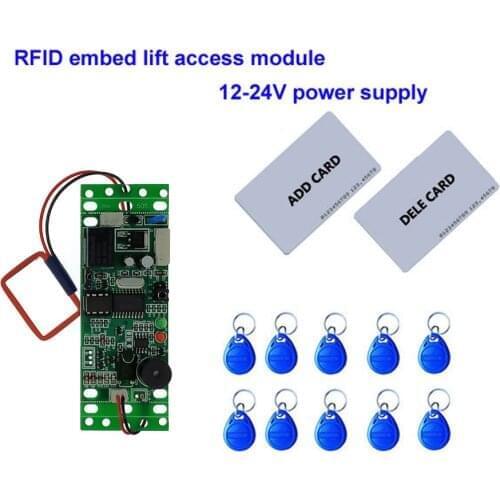 10pcs RFID ID Embed Access module intercom /lift access control 9-24V with mother card em key fob
