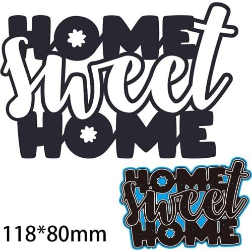 118*80mm Letter New Cutting Dies Scrapbook Decoration Embossing Paper Craft Album Card Punch Knife Mold