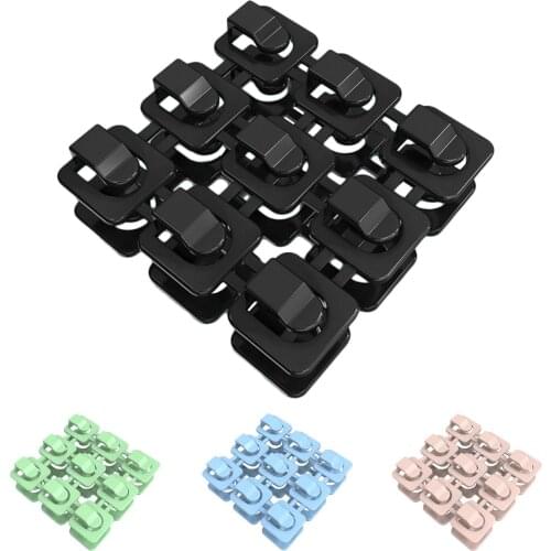 18Pcs Cable Clip Self-adhesive Durable Adhesive Clamp Ties Organizer for Home Tabletop Cable Storage Hooks