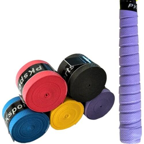 5pcs/lot Anti-slip Fishing Rods Over Grip Sweat band Griffband Tennis Overgrips Tape Badminton Racket Grips Sweatband 110cm A439