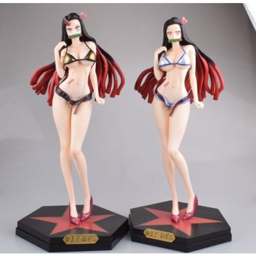 Anime Demon Slayer Kimetsu no Yaiba Kamado Nezuko Fashion Trend Christmas Gift PVC Action Anime figure Collectible Model toys