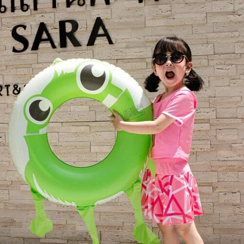 Kids Cartoon Animal Shape Cute Swimming Ring Pool Float Swimming Circle Inflatable Child Seat Air Mattress Water Toy