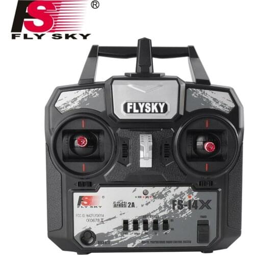 FATJAY Flysky FS-i4X 2.4G 4ch RC Transmitter Controller with FS-A6 Receiver For RC Helicopter Plane Quadcop