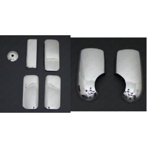 Ford TRANSIT MK6 MK7 chrome mirror cover & door handle 4 door S.STEEL 2000-2013