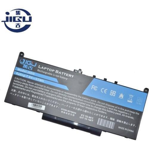 JIGU For Dell J60J5 0MC34Y 1W2Y2 242WD WYWJ2 0F1KTM 451-BBSY Laptop Battery For Latitude 14 E7470(N007L74701580CN)