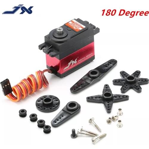JX PDI-6221MG 20KG 120/180/360 degree Large Torque Digital Servo For RC Model TRAXXAS Baja Car Helicopter Airplane Boat robot