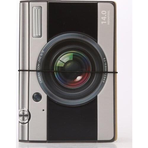 The Camera Travel Passport Cover,3D Card Bag,Porte Carte Simple,PVC Leather Credit Card Holder,Business Card Holder