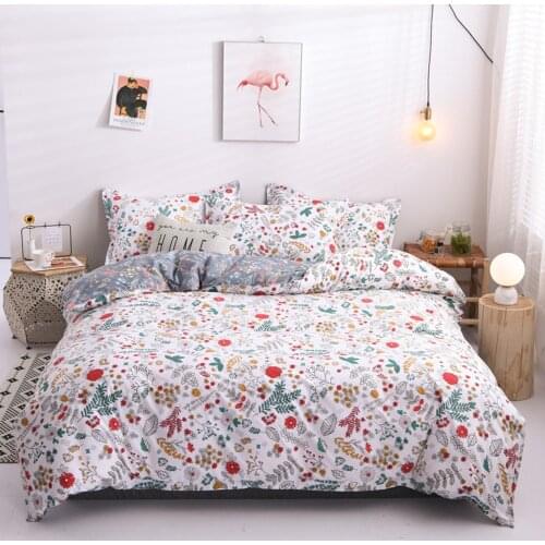 Fashion Floral Bedding Set Duvet cover kids adult Bed Linen Single Queen King Size Creative Bedclothes 3PCS home textiles