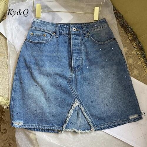 Женские юбки джинсовые Ky&Q China At AliExpress