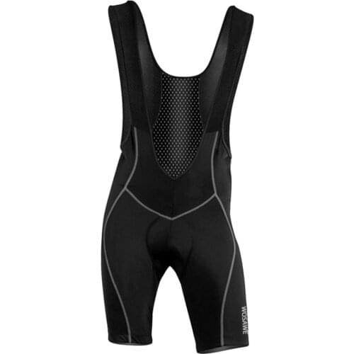 Mens 3D Gel Padded Cycling Bib Shorts Anti-bacterial Performance Road Bike Breathable Quick Dry Clothes Shorts Pants