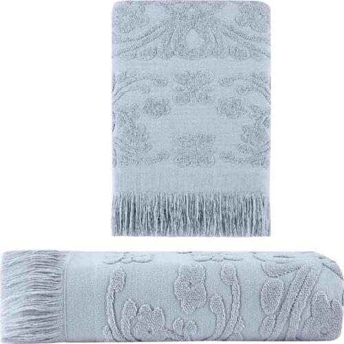 Pure Turkish Cotton %100 30x50Cm Super Absorbent Hand Towel Set Soft 2021 Grey East West Home Textile