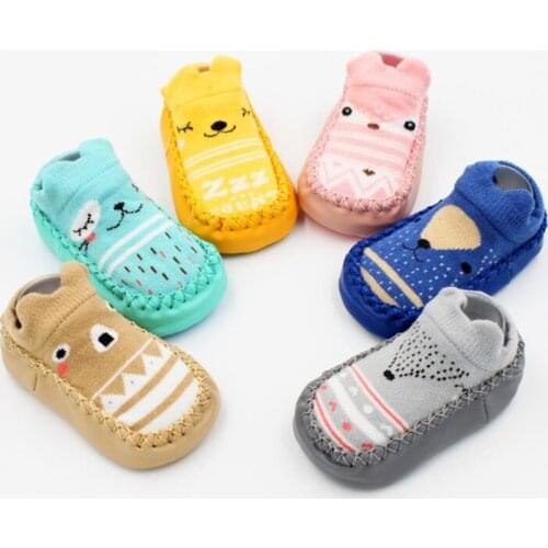 2018 New Arrival Unisex Baby Newborn PU Shoes Winter Warm Infant Toddler Crib Shoes Classic Floor Boys & Girls