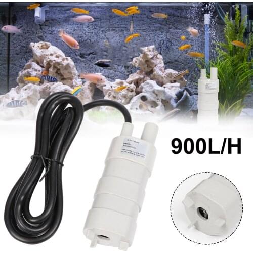 New Durable Submersible Pump DC 12V Water Pump For Fish Tank Change Caravan Camping Garden 1000L/H Submersible Fountain Aquarium
