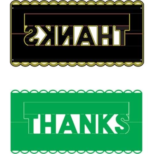 3D Pop UP THANKS Greeting Card For Family Friend Postcards Gift Card For DIY Scrapbooking Crafts Paper Cards Making 2021 New