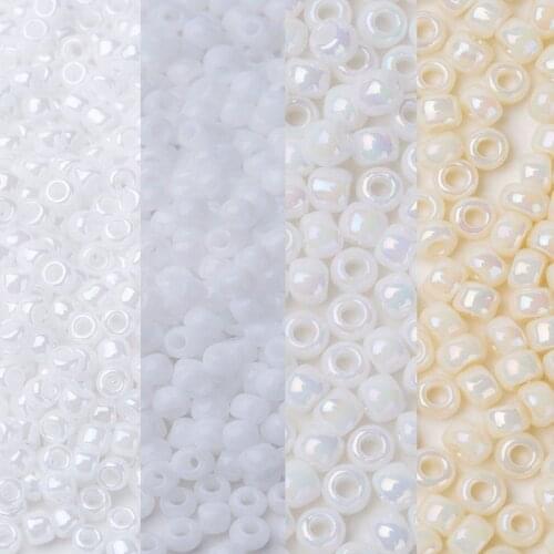 TOHO Seedbeads Opaque White Japanese Glass Beads For Beading Patterns 3grams/lot