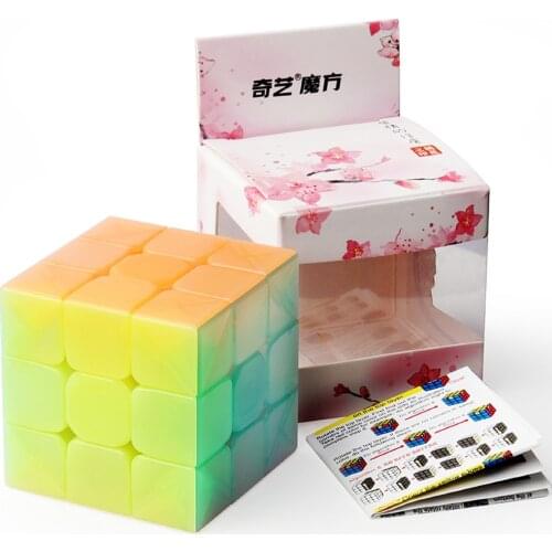 QiYi Warrior W 3x3x3 Jelly Cube Speed Cube 3X3 3Layers Speed Cube Educational Toy Magico Puzzle Toy For Children Kids Gifts Toy