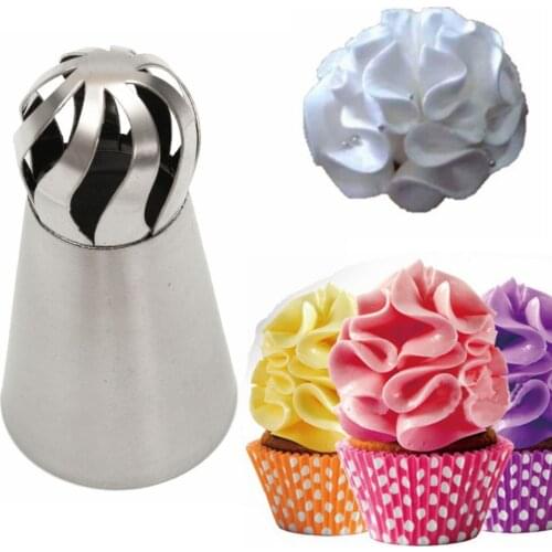 Sphere Ball Shape Stainless Steel Nozzle Cake Sugarcraft Icing Piping Nozzles Fondant Pastry Decorating Tips Kitchen Baking Tool