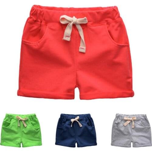 Baby Boys Shorts Kids Boy Girls Short Pants Trousers Cotton Childrens Sports Boys Beach Shorts Kids Boys Short Pants