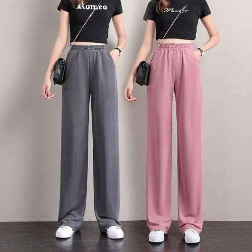 Oversize Pants for Women Wide Leg High Waisted Korean Style Sweatpants Jogging Trousers for Female Plus Size Streetwear Harajuku