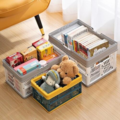 Foldable shopping basket multifunctional storage basket food snack basket shopping basket plastic shopping basket