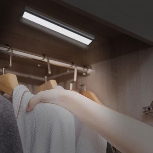 Smart LED Motion Sensor Cabinet Light Magnetic Closet Light Corridor Light USB Rechargeable Bedroom Bedside Night Light