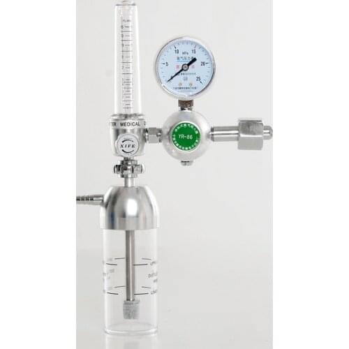 TOP quality alloy table home buoy oxygen inhalator oxygen inhaler concentrated oxygen bottle with pressure meter