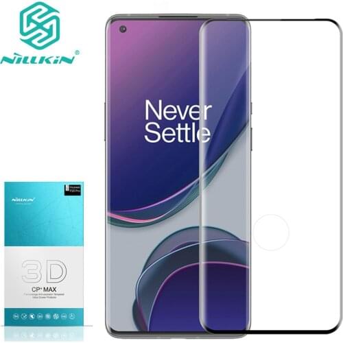 For OnePlus 9 Pro Tempered Glass NILLKIN 3D CP+Max Curved Anti-Burst Screen Protector Glass For One Plus 9 Pro Phone Film