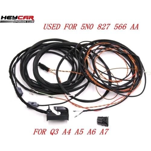 Rear HighLine Camera Wiring Harness For Audi Q3 8U0 A5 S5 8F 8T F3 A6 4G0 A7 4G0 A8 4H0 A4 8K0 Q5 8R0