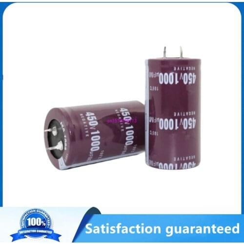 1PCS Good quality 16V 25V 50V 63V 80V 100V 10000UF Radial DIP Aluminum Electrolytic Capacitors Tolerance 20% 450V1000UF