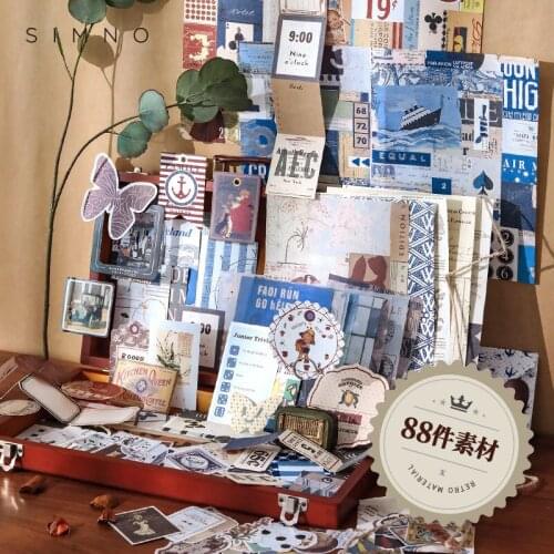 10sets/lot Memo Pads Sticky Notes Retro wandering Paper diary Scrapbooking Stickers Office School stationery Notepad