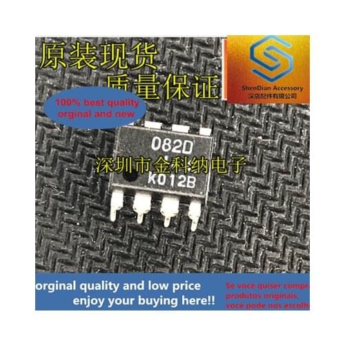10pcs only orginal new 082D JRC082D NJM082D J-FET input operational amplifier chip straight plug DIP8 pin