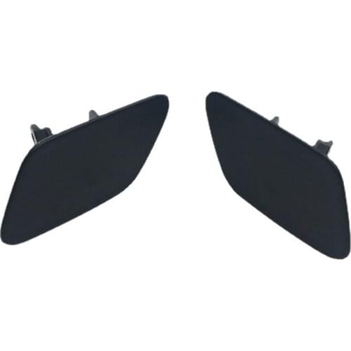 2Pcs For BMW X5 E70 2007 2008 2009 2010 2011 front bumper headlight washer nozzle cover primed cap 51657199141 51657199142