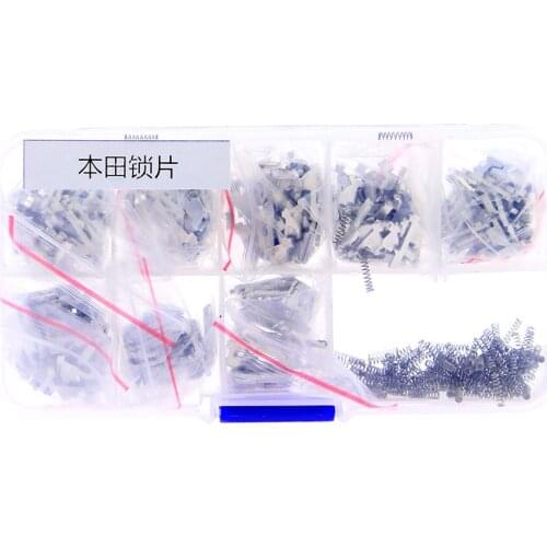 340pcs Honda Car Lock Reed Lock Plate,Hon66 Auto Lock Core Key Repair Accessories Locks Locksmith Tools