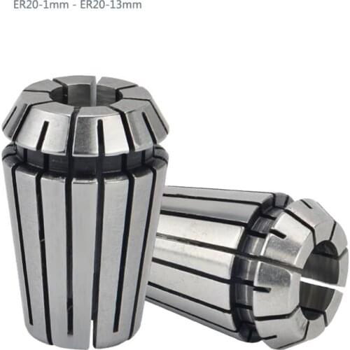 ER20 A-type Collet CNC Spindle Spring Chuck 1mm 2mm 3mm 4mm 5mm 6mm 7mm 8mm 9mm 10mm 11mm 12mm 13mm 6.35mm 3.175mm 12.7mm