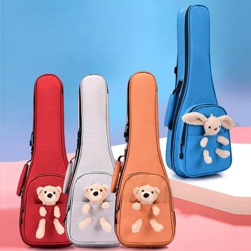 23 inch Concert Ukulele Case Adjustable Shoulder Strap 13MM Sponge Fill Ukulele Case Bag & Uke Case
