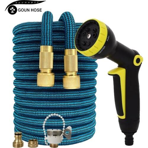 New Flexible Hose High Pressure Washer Stretchable Expandable Magic EU Hose Used for Car Washing Stretched Garden Watering Hose
