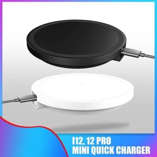 15W Qi Magnetic Fast Charging Pad Magnetic Wireless Charger With USB-C Integrated Cable Portable For IPhone 12 Pro Max 12 Mini