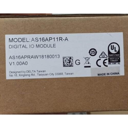 Freeshipping Delta AS PLC extension module AS16AP11R-A 8DI+8DO(Relay) DI digital filter can be set time DO 2A/per point