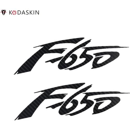 KODASKIN Motorcycle Sticker Black Decals Carbon Fiber for BMW F650GS F650 Film F 650 GS F650 GS