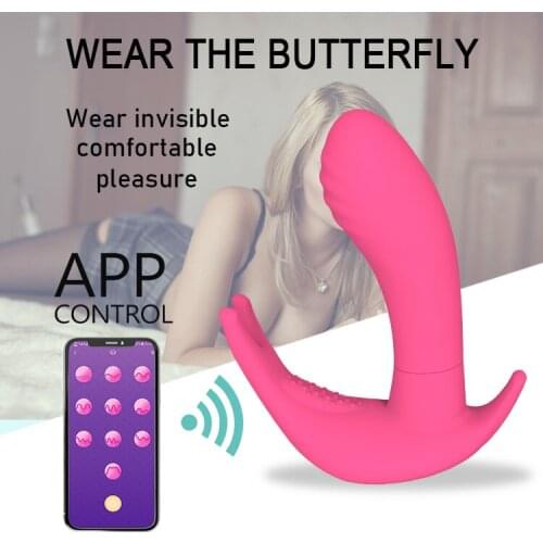 Wearable Panties Dildo G Spot Clitoral Vibrator Female Masturbation Butterfly Vibrating Adult Sex Toy For Woman