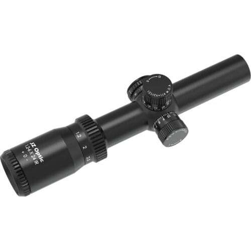 JZ optic High Quality 1.2-6x24 IR pcp air gun scope Outdoor Hunting air riffle gun Scope optics instruments