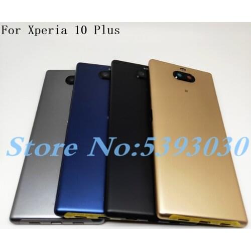 Origianl For Sony Xperia 10 Plus Back Battery Cover Door Rear Housing Case For Sony 10 Plus Battery Cover 10 Plus Housing Cover