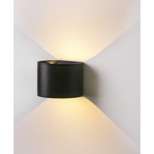 Adjustable angle outdoor wall mount light square aluminum balcony terrace home decoration sconces wall lamp lighting waterproof