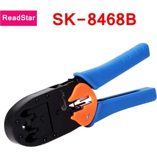 ReadStar SUNKIT SK-8468B multi functional Cable crimper Crimping tool 8p 6p 4p RJ45 RJ11 RJ12 Networking telephone cable making