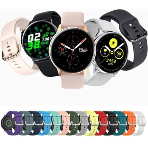14Colors Replacement Silicone Strap For LEMFO SG2 S20 Smart Watch Accessories Fashion Sweatproof Sport Rubber Watch Band Strap