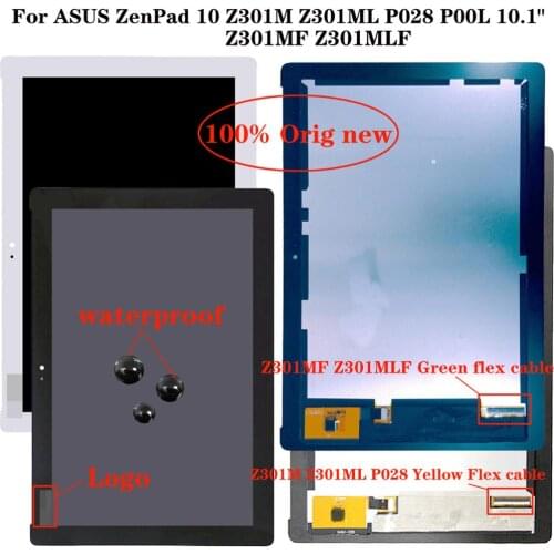 Shyueda Original AAA+ For ASUS ZenPad 10 Z301M Z301ML P028 P00L 10.1" Z301MF Z301MLF LCD Display Touch Screen Digitizer