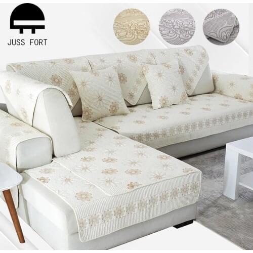 Nordic Embroidery Sofa Cover Four Seasons Universal Couch Towel Furniture Non-slip Slipcover for Living Room Decor Sofa Covering